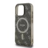 Guess GUHMP16LH4DTEW iPhone 16 Pro 6.3 brązowy/brown hardcase IML 4G Background MagSafe